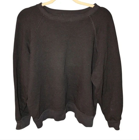 Reformation Grace Cropped Vintage Oversized Crewneck Sweatshirt - Picture 3 of 6